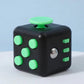 Square Infinity Dice Fidget Toy with Tactile Buttons Multifunctional 6-Side Decompression Cube Clicker Switch Gear Dial Joystick