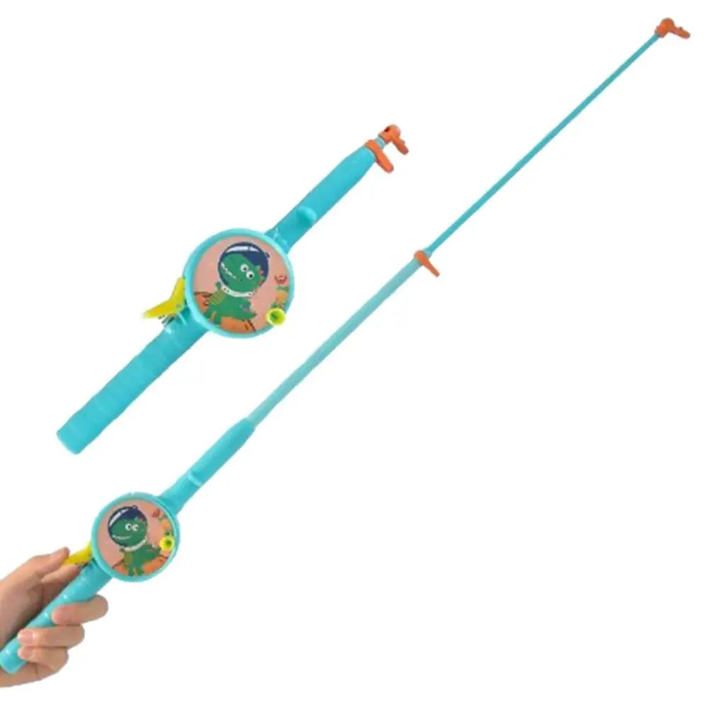 38cm/58cm/80cm Children Fishing Kites Rods Stretchable Diverse Styles Mini Kites Rods Cartoon with 50meters Line Fishing Rods
