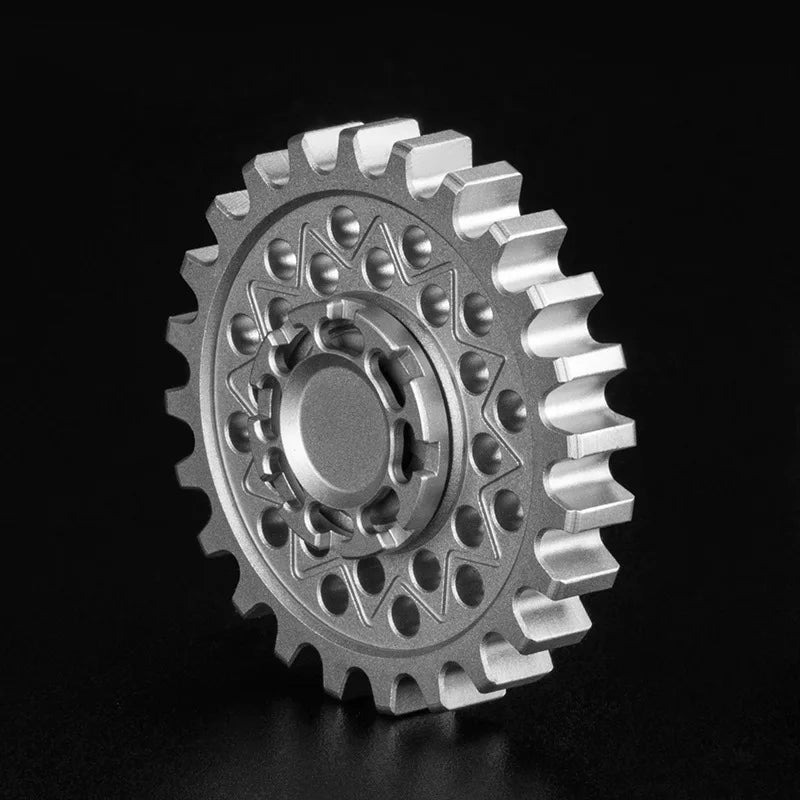 Mini EDC Gear Alloy Spinner Sprockets Gear Chain Gyro Delicateness Fidget Decompression Ring Toy Stress Relief Toys