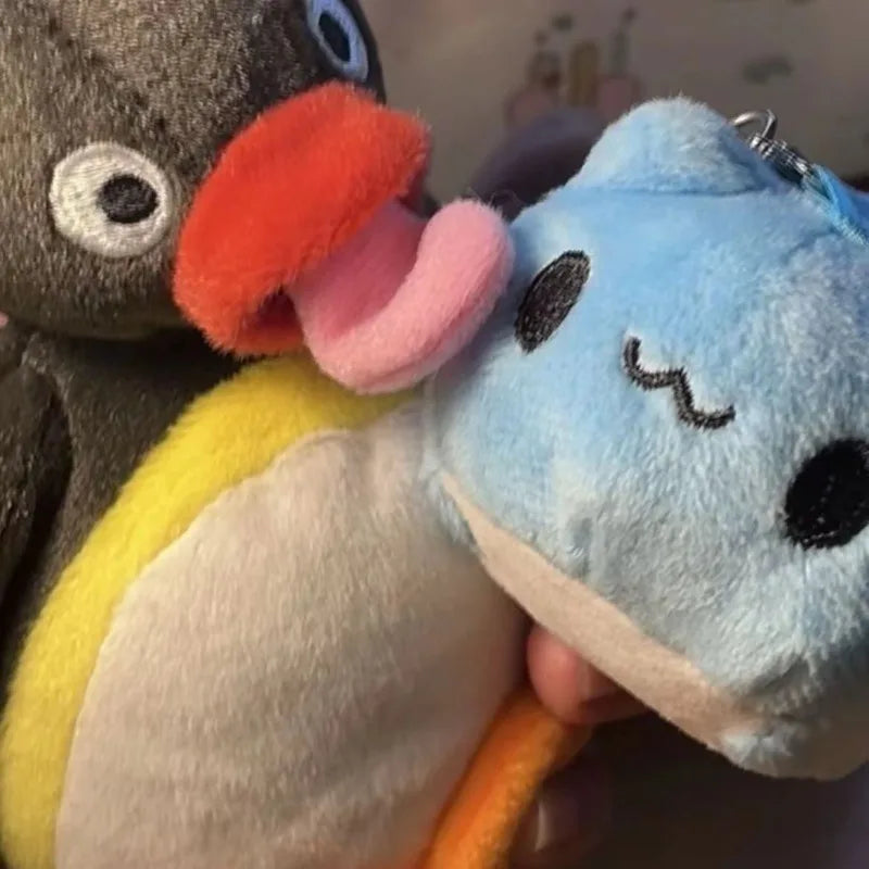 15cm Creative Tongue Sticking Penguin Plush Toy Cute Penguin Stuffed & Plush Animals Funny Prank Toy Gifts for Boys and Girls