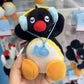 Penguin Plush Keychain Toy Cute Headphone Wearing Stuffed Doll Funny Cartoon Bag Pendant Backpack Purse Decor Surprise Gift