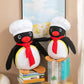 35/45/55/65cm Cute Chef Penguin Plush Toy - Soft Cushion Room/Sofa Decorative Pillow Comfort Companion Doll Holiday Gift