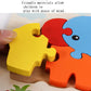 High Quality 3D Wooden Puzzle Baby Cartoon Animal Traffic Jigsaw  Early Learning Cognition Game Puzzle Toys for Children