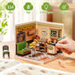 Rolife DIY Miniature House Super Creator Series Dollhouse 3D Puzzle Panda Hot Pot/Hong Kong Bites Cafe/Night Out Food Stall