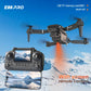 E88 Pro Foldable Drone Dual HD Camera Optical Flow Positioning 2.4G Signal 100M Remote Range One Key Takeoff Landing Return Outdoor Aerial Drone