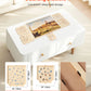 SucceBuy 2000 Piece Rotating Puzzle Board with 5 Drawers and Cover 40x29 in Portable Wooden Table Jigsaw Puzzle  for Adults