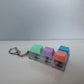 KeychainToy Press Stress Relief Fidget Button Key Caps Key Ring Keyboard Keychain Adult Stress Reduction Toys Finger Party Gift