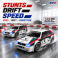 ZNLYRION RC Drifting Race Car 1:24 Scale 4 Wheel Drive 20km/h Adjustable High/Low Speed With Spare Drift Tires LED Headlight Taillight RC Toy For Boys Adult
