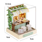 Doll House Kit Mini DIY Flower House Handmade 3D Puzzle Assembly Building Toys Home Bedroom Decoration With Furniture DollHouses