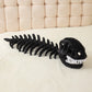 75/115CM Plush Cartoon Skeleton Headgear Halloween Costume Plush Toy Purple Green Black Gray White Pink Dinosaur Bone Funny Doll