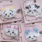 Chiikawa Resin Bow Hair Clip, Cute Cartoon Side Bang Duckbill Barrettes, Lovely Hair Accessories for Girls Daily Wear