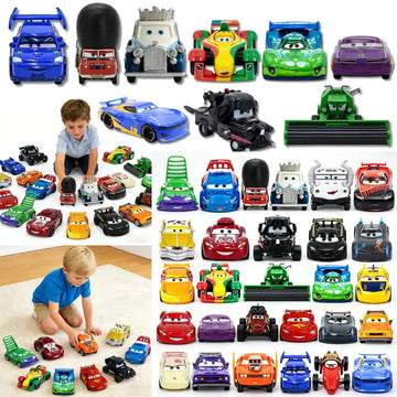 2026 New Pixar Cars Lightning McQueen Fillmore 4-10CM 1:55 Metal Model Racing Car Toys Christmas Birthday NEWYEAR Gift