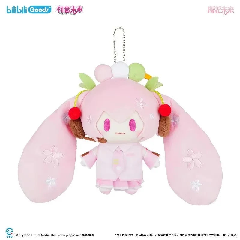 New Hot Hatsune Miku Winter Series Snow Future Top Top Treasure Kawaii Doll Fufu Plush Doll Pendant Girl Birthday Gift Cute