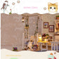 Kitten Mini Doll House 3D Puzzle Assembly Model Building Kit Creative Room Bedroom Decoration With Furniture Wooden Crafts Gifts