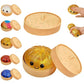 Glitter Dumpling Squishies Toys With Steamer Box Simulated Dough Adult And Child Squeeze Toys For Stress Relief Prank Props