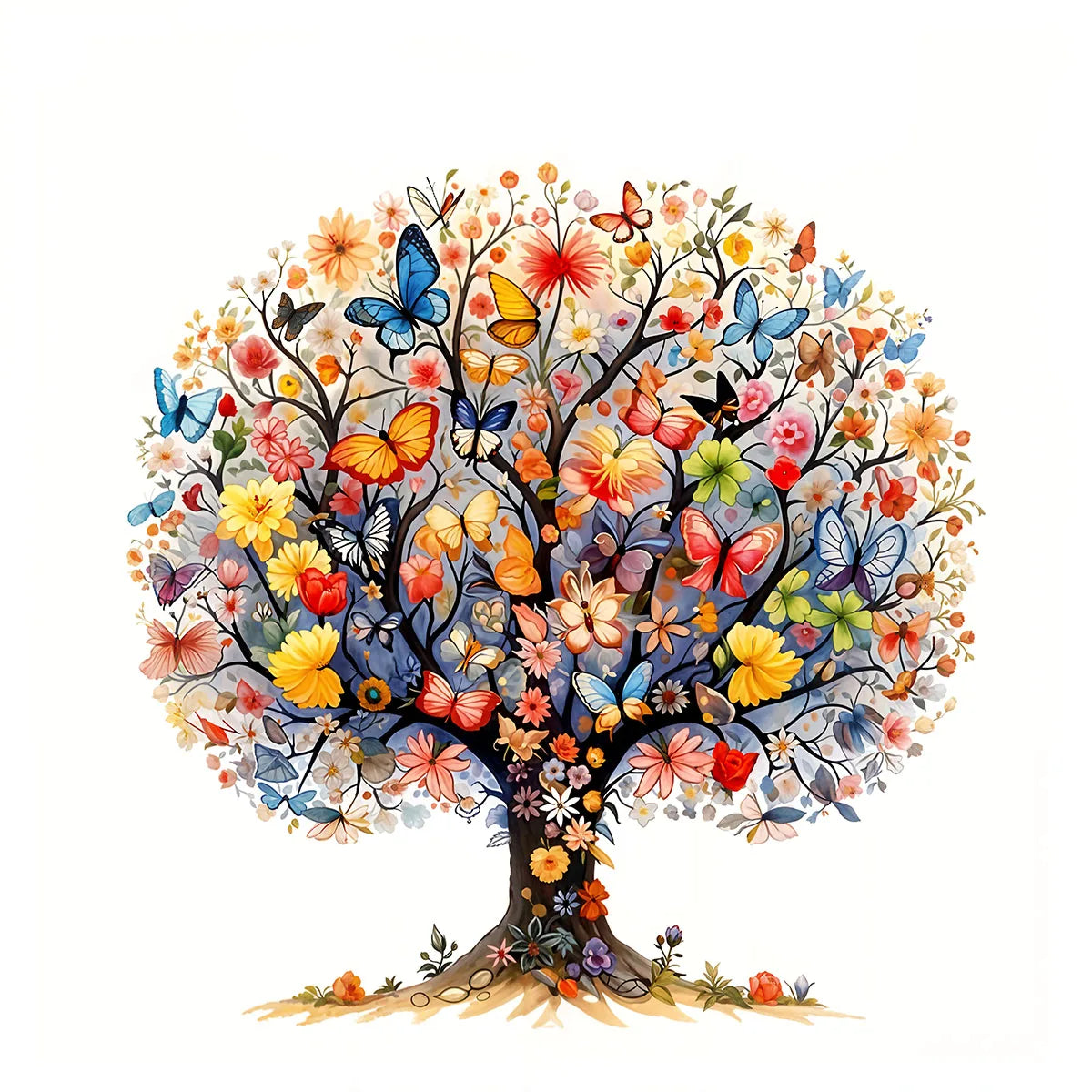 Unique Wooden Tree of Life Puzzles – Irregular Animal-Shaped Jigsaw, Fun Leisure Toy, Perfect Gift for Christmas, Birthdays