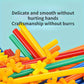 Building Toys Made of Straw, a Set of Interlocking Plastic Engineering Blocks Designed for Children, Suitable As a Gift