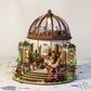 Creative 3D Sky Garden Assembled Building Kits Model with Lights Wooden Puzzles Desktop Decoration Toys Gift for Kids