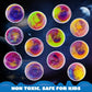 Joyfy 36 Pcs Galaxy Slime Cup Party Favors Stretchy Non-Sticky Safe for Classroom Reward Birthday Party Supplies