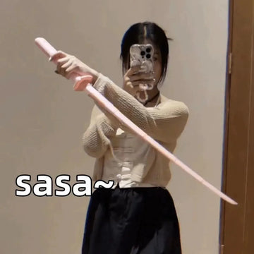 1/2/3PCS 3D Printed Gravity Straight Out Telescopic Samurai Stress Relief Toy Stretchable Cos Props Creative Folding Katana Gift