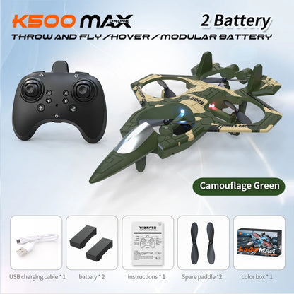 2026 New Upgrade Durable Quadcopter Drone Remote Control One-Button Takeoff Landing Stunt 360° Flip Pressure Altitude Hover Cool Lights Beginner Friendly Smart Flying Device Foam Remote Control Plane Ideal Outdoor Camping Gi