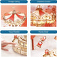 Robotime ROKR Magic Amusement Park Wooden Toys DIY Music Box Moveable 3D Wooden Puzzle for Kids Gifts for Christmas EA
