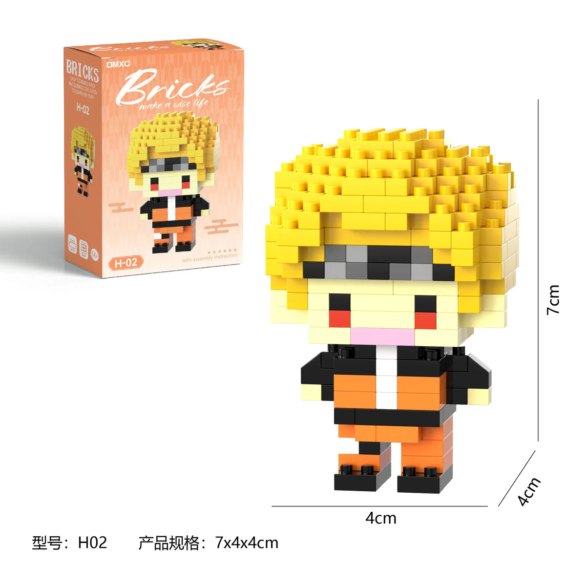 NARUTA  Akatsuki Toy Building Blocks Figuries Lega Japanese Blocks Cartoon Character Model building block Dolls Toys For kids