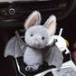 Kartoon 22cm Bat Plush Toy Soft Stuffed Cartoon Bat Plushies Grey Funny Design Bat Pig Doll Halloween Decoration