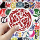 60pcs Kamen Rider logo stickers creative Masked Rider DIY for decorating suitcases mugs notebooks desktops walls graffiti toys