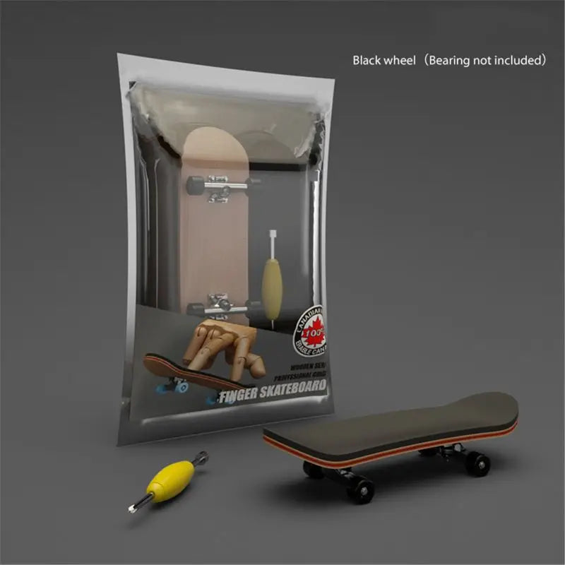 Mini Maple Finger Skateboard Desktop Sport Game Fingerboard Toys Mini Funny Cute Skate Gift Christmas for Boy Gift