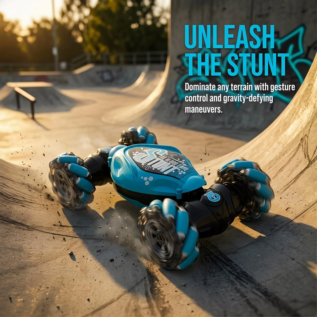 New Arrival Gesture Sensing Deformable Remote Control Car, Viral Hit Gift. 4WD Stunt Twist Off-Road Climbing RC Toy Car, Ideal Birthday & Christmas Present