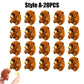 Cute 12cm Plush Capybara Keychain Snot Pulling Charm Cartoon Stuffed Animal School Bag Pendant Gift For Kids Adults