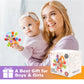 Baby Toy Manhattan Round Ball Soft Silicone Hand Grab Ball Rattle Infantil Chewable Teethers Toys For Infant 0M+ Gifts