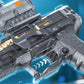 Full Auto Electric Water Gun Toy with Flashing Light Rapid-Fire Motorized Blaster for Summer Outdoor Fun & Kids Play Game