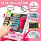 Shopping Cash Register Playset with Real Calculator, Pretend Play Store, Learning Toy, Christmas/Halloween/New Year Gift