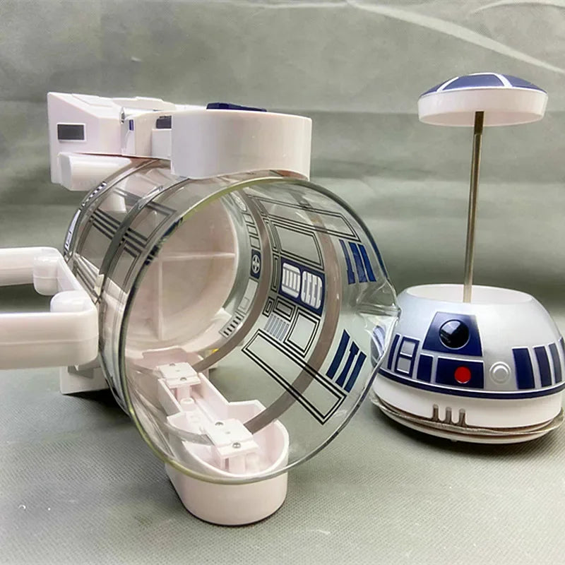 Star Wars R2-d2 960ml Moka Hand Coffee Maker Cartoon Robot Office Home Manual Thermal Stainless Steel Pressing Mini Coffee Pot