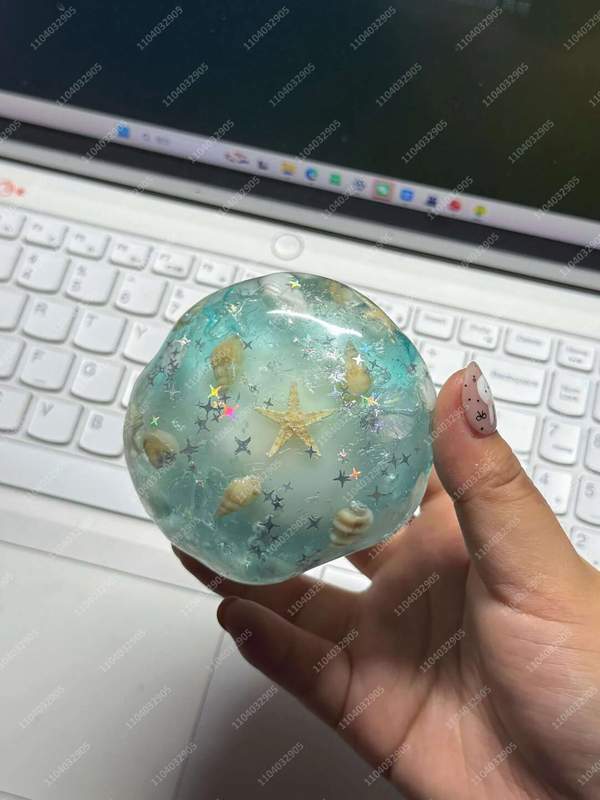 Crispy Squishy Ball Cracking Wax Crunchy Shatter Stress Ball ASMR Satisfying Pop Sound Anti Stress Relief Fidget Toys for Adults