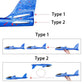 48cm Large EPP Foam Hand Throwing Aircraft Toys Gyratory Stunt Pressure Resistant Model Aircraft Outdoor For Boys Children Gift
