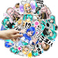 Hatsune Miku Cartoon Cute 80pcs Stickers Kawaii Anime DIY Q-Version Waterproof Decorative Stickers Anime Merchandise Wholesale