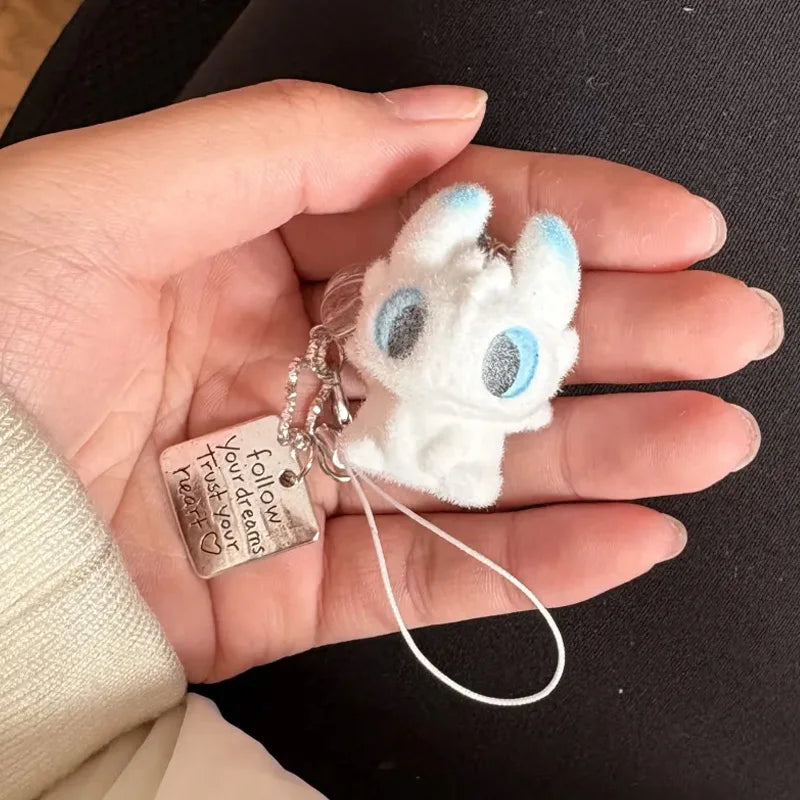 Potdemiel Cartoon Toothless Series Diy Mobile Phone Pendant Exquisite Keychain Decoration Trendy Toy Periphery Surprise Fun Gift