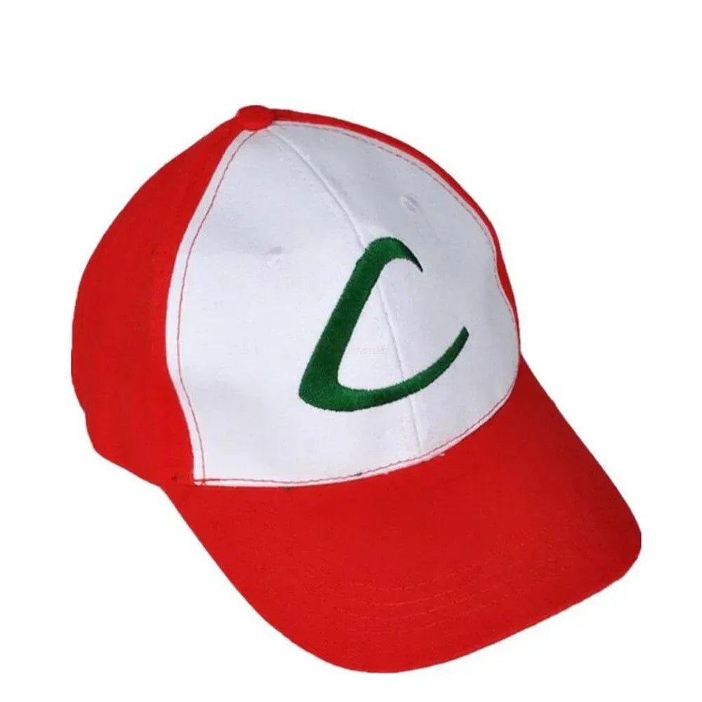 New Blue Jacket Men Cosplay Costume Boys Ash Ketchum For Halloween Party Trainer Gloves And Cap Set Anime Christmas Gift