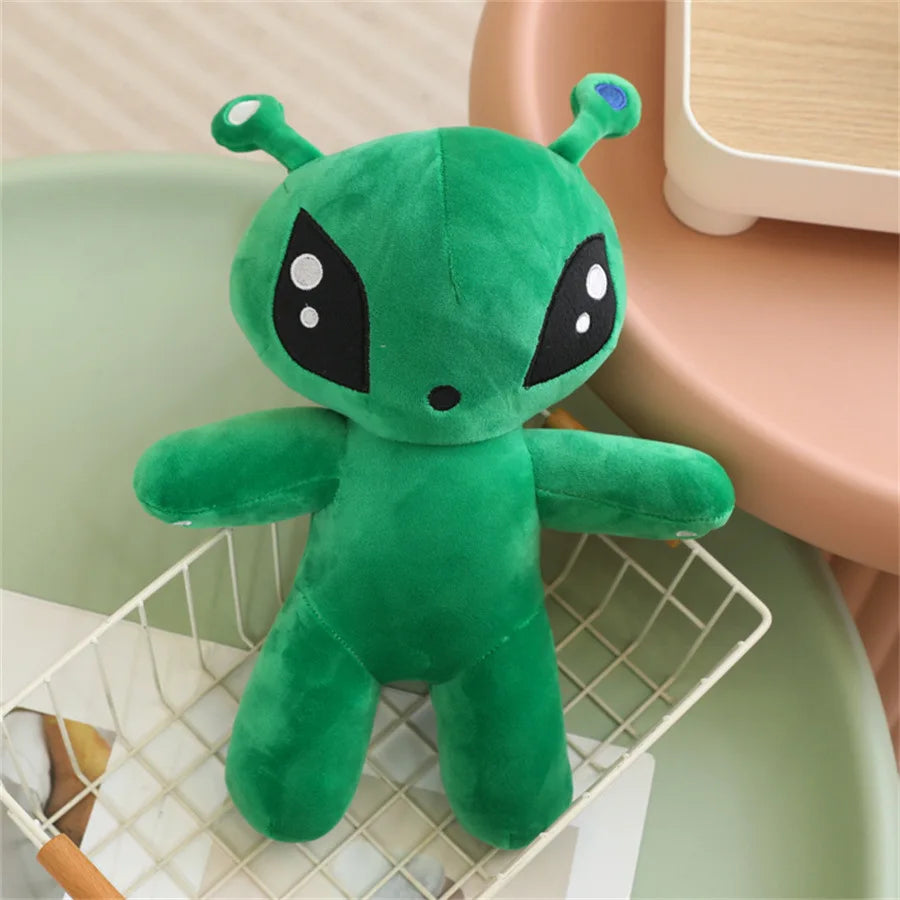 Green Alien Plush Toys Cute Big Eyes And Long Ears Soft Stuffed Animal Plush Special Companion Gift for Kids and Decorate Rooms