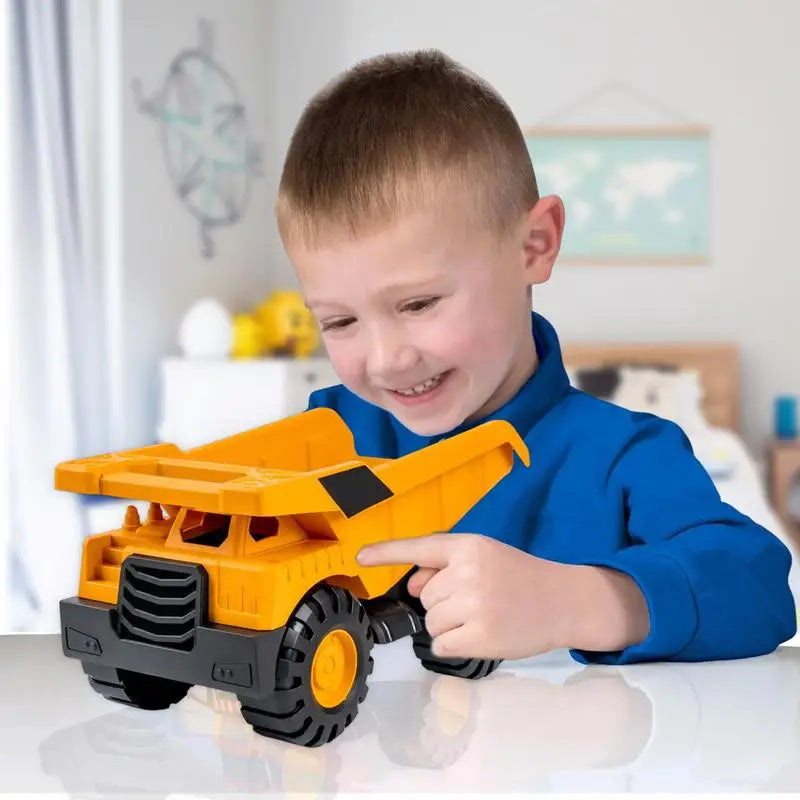 Kids Digger Toy Small Excavator Construction Excavator Dump Truck Toy Digger Vehicle Forklift Inertia Vehicle Toys For Children