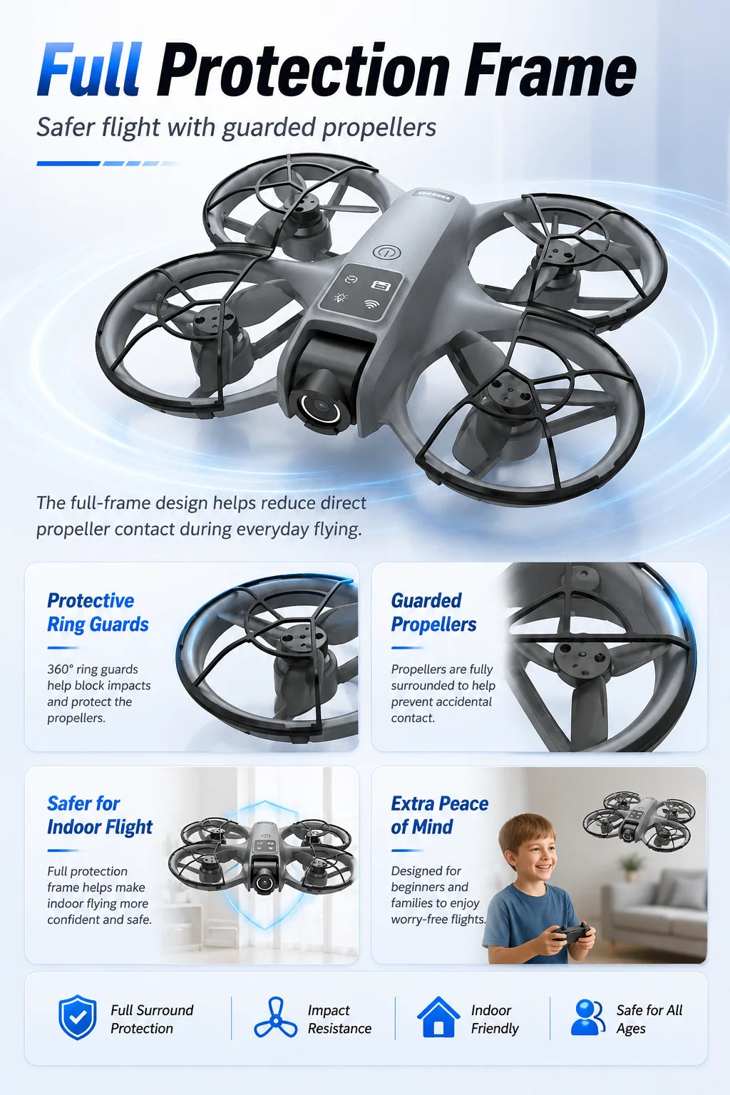 Aerial Photography Drone 120° Wide Angle Intelligent Anti Shake High Color Reproduction Gesture Shooting Trajectory Flight APP Control Quadcopter