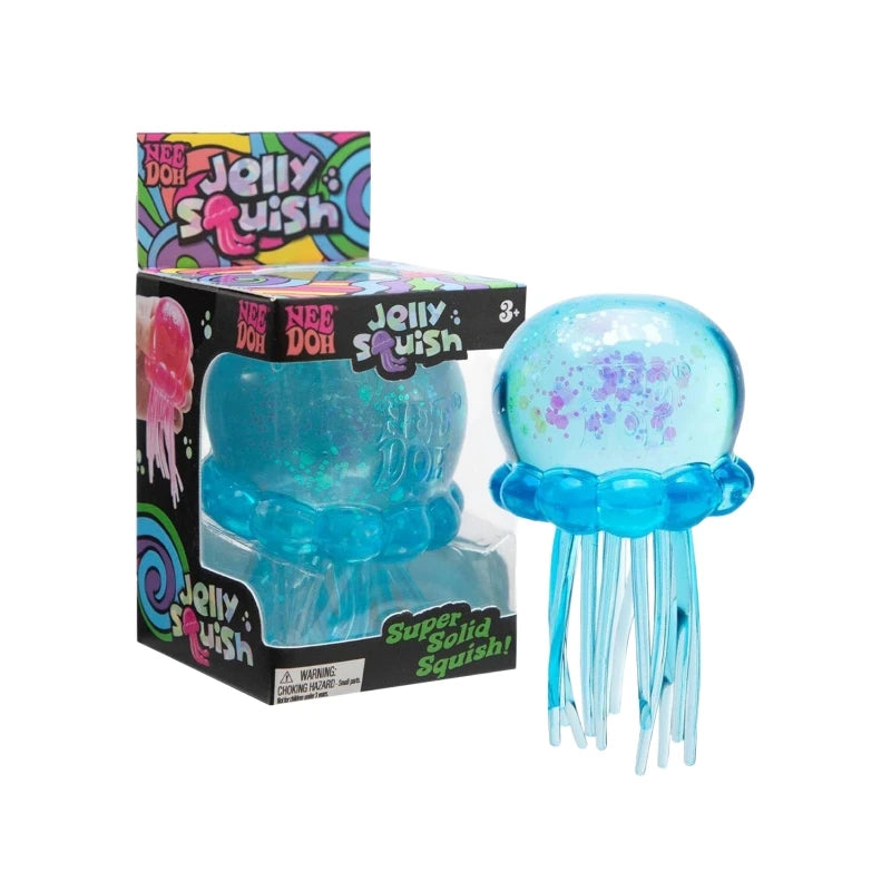 Jellyfish Squishy Stress Relief Toy, Sensory Decompression Jellyfish Fidget Toy, Soft Squeeze Vent Gadget for Relieving Anxiety