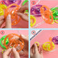 3/6/9pcs New Luminous Hand Pull Luminous Flashing Rope Flywheel Toy Led Light Toy Novelty Flywheel Flash Gyro Gift Toys