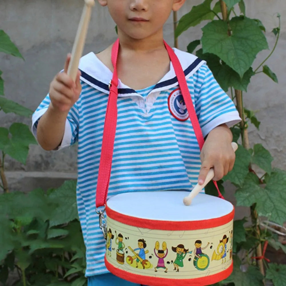 New Early Education Beat Children Toys Drum Wood Percussion Instrument Musical Instrument