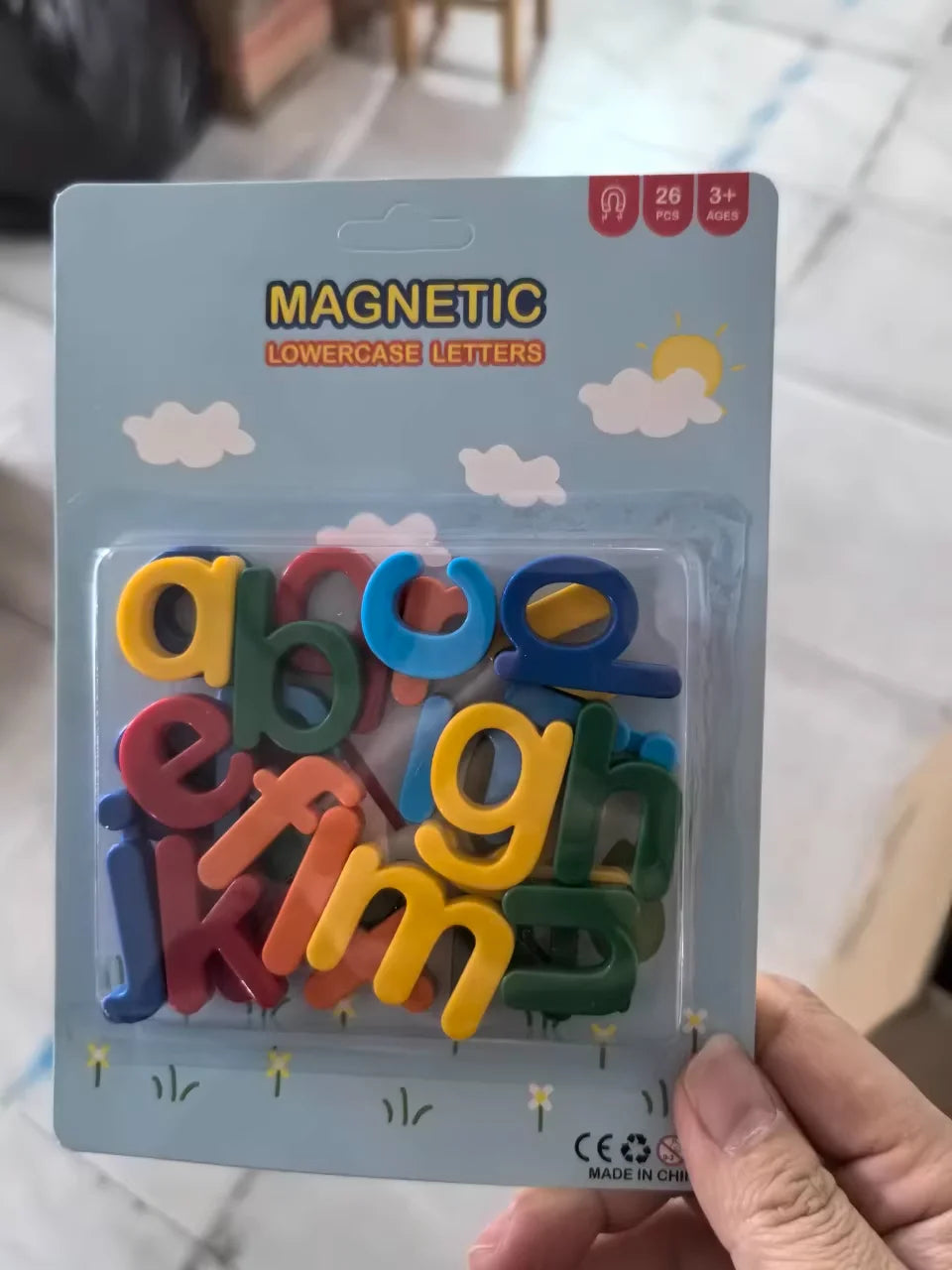 Magnetic Plastic Alphabet Fridge Stickers Early Educational Learning Spelling Counting Toys for Baby Toddlers