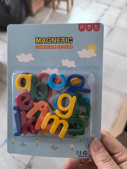 Magnetic Plastic Alphabet Fridge Stickers Early Educational Learning Spelling Counting Toys for Baby Toddlers