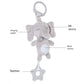 Newborn Baby Sensory Hanging Rattles Soft Early Learning Toys Kids Plush Stroller Infant Car Bed Crib with Teether for Toddlers